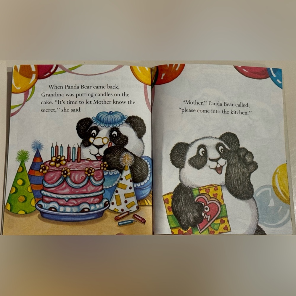 Vintage 1982 Panda Bear's Secret - First Little Golden Book Muntean Santoro - Picture 12 of 16